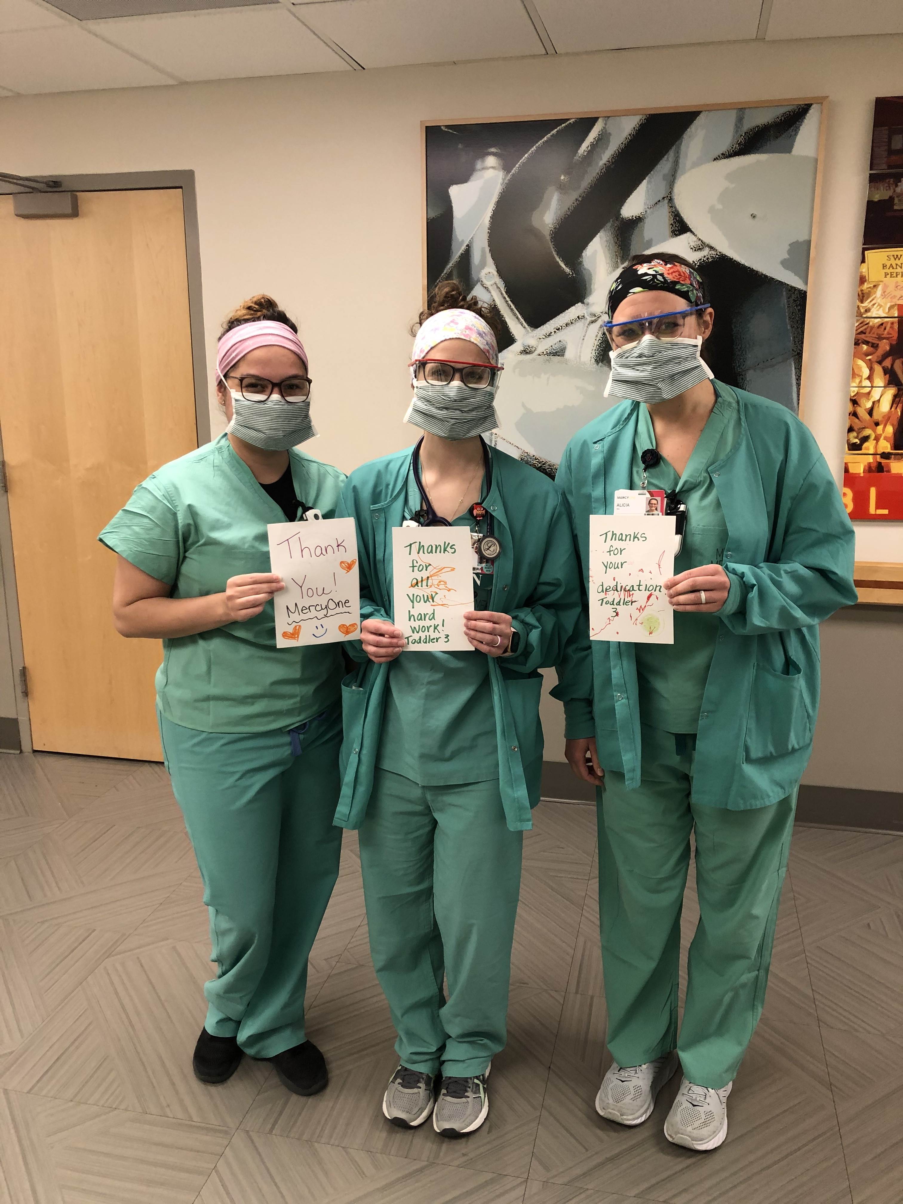 Three Nurses and Cards